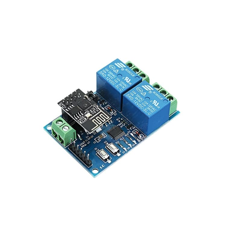 Buy ESP8266 WiFi 12V 2-Channel Relay Module – IoT Control Solution