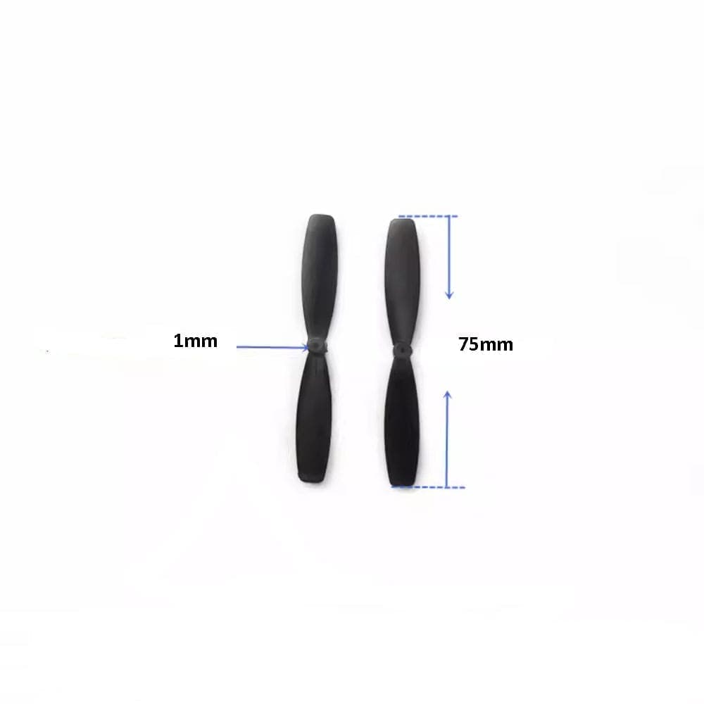 1 Pair Ultra Durable 75mm 1mm hole Drone Quadcopter Propeller for Coreless Motor KitsGuru