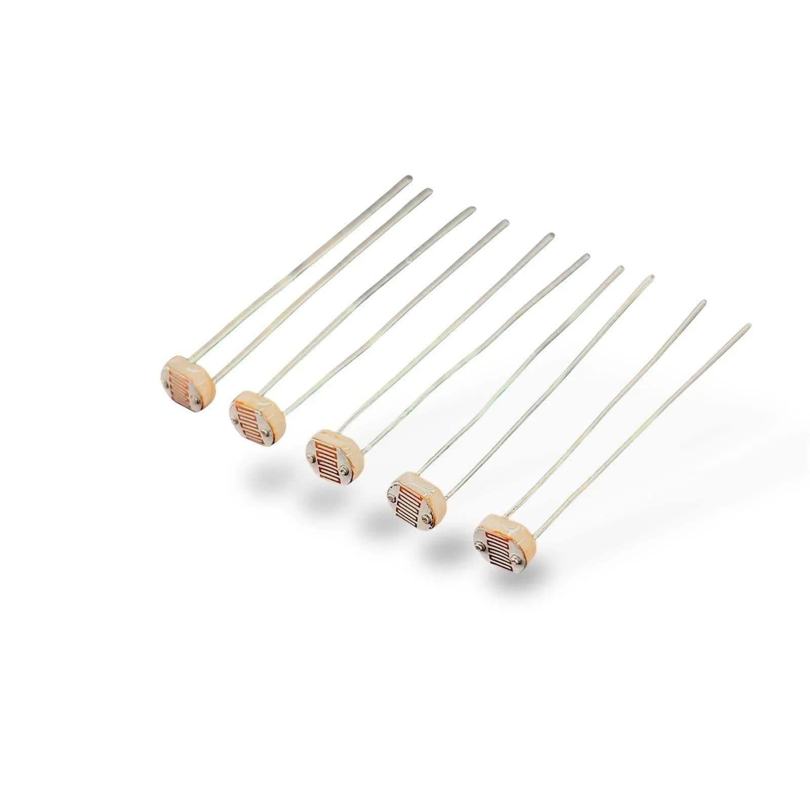 5mm LDR Light Dependent Resistor Pack of 5 | Photoresistor Sensor for
