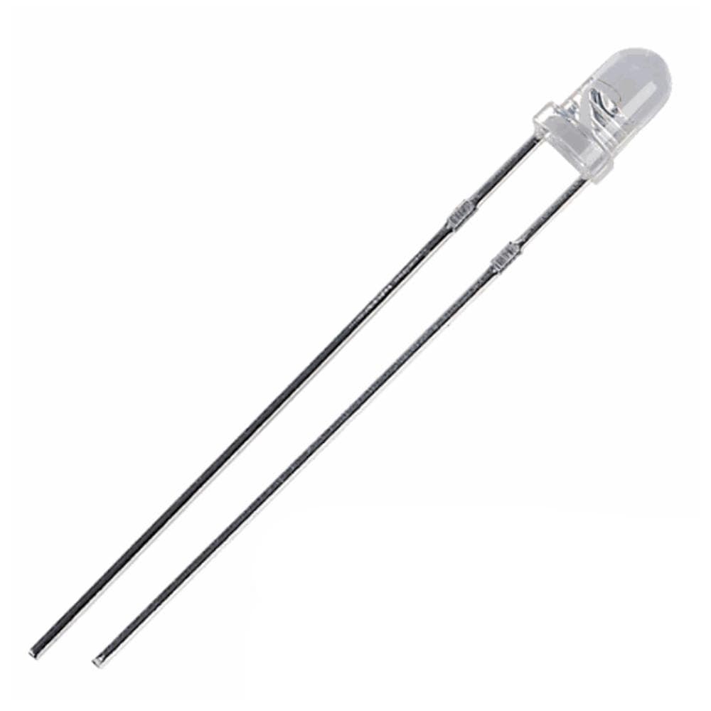 White Color Round LED Light Emitting Diode 3mm Buy in India